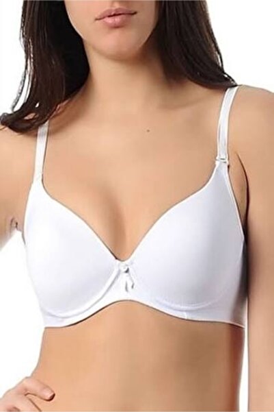 Yeni İnci Women's Underwire, Non-Padded Classic Bra (with Socks as a Gift)