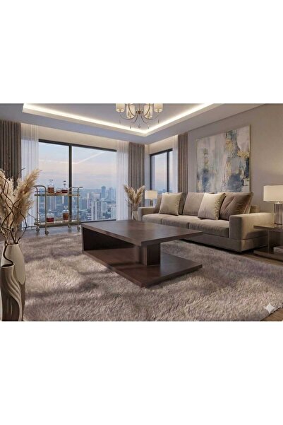 rava sa Modern Wooden Coffee Table |   120 X 80 X 40 cm |   Thickness 3.5