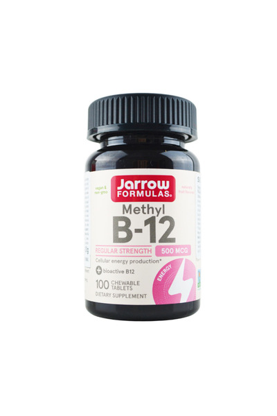 Jarrow Formulas Metil B-12 (Vitamina B12) 500mcg 100 comprimate masticabile S...