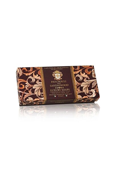 Saponificio Artigianale Fiorentino Soap 3*125 Gr - Patchouli and Sandalwood