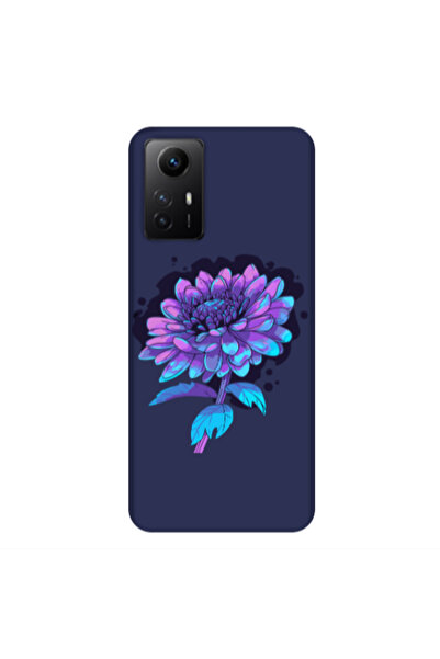Other Xiaomi Redmi Note 12s Witch flower Dark blue Colored Silicone TPU Θήκη