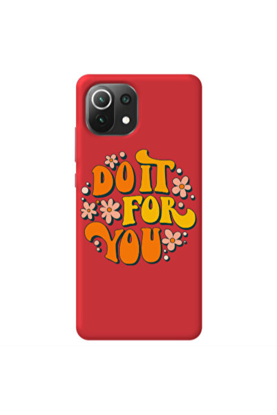 Other Xiaomi Mi 11 Lite Do it For You Red Colored Silicone TPU Θήκη