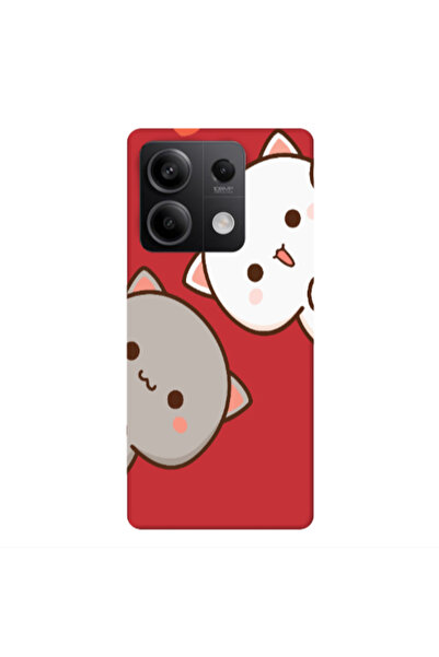 Other Xiaomi Redmi Note 13 5G We are here Red Colored Silicone TPU Θήκη