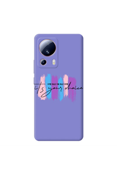 Other Xiaomi Mi 13 Lite One Day Or Day One Purple Colored Silicone TPU Θήκη