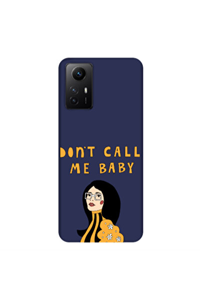 Other Xiaomi Redmi Note 12s Call me baby Dark blue Colored Silicone TPU Θήκη