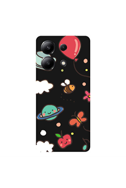 Other Xiaomi Redmi Note 13 4G cute little ones Black Colored Silicone TPU Θήκη