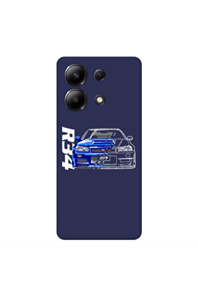 Other Xiaomi Redmi Note 13 4G Blue R34 Dark blue Colored Silicone TPU Θήκη