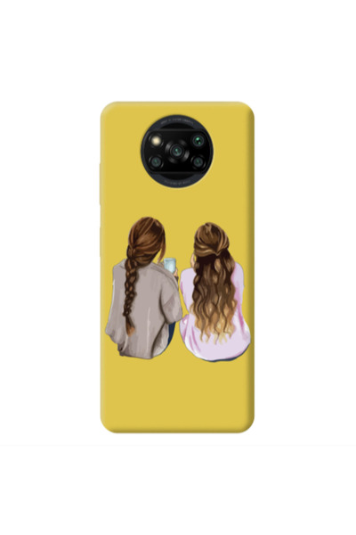 Other Xiaomi Poco X3 Pro Friends Yellow Colored Silicone TPU Θήκη