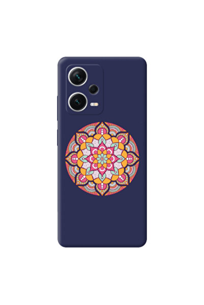 Other Xiaomi Poco X5 Mandala D103 Dark blue Colored Silicone TPU Θήκη