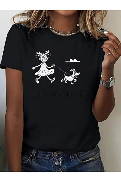 Little YELLOW Duck 180g refined cotton short-sleeved top for women, summer st...