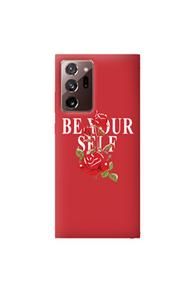 Other Samsung Note 20 Plus Be Your Self Red Colored Silicone TPU Θήκη