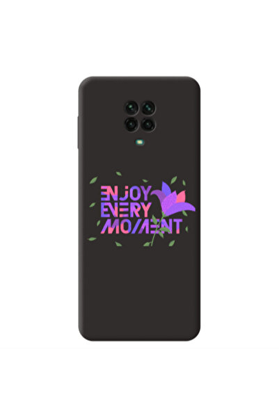 Other Xiaomi Redmi Note 9 Pro Enjoy Every Moment Black Colored Silicone TPU Θήκη
