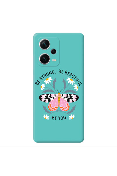 Other Xiaomi Poco X5 Be Strong Turquoise Colored Silicone TPU Θήκη