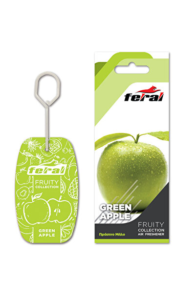 OEM Αρωματικό Αυτοκινήτου Κρεμαστό Feral Fruity Collection Green Apple 1 Τεμάχιο