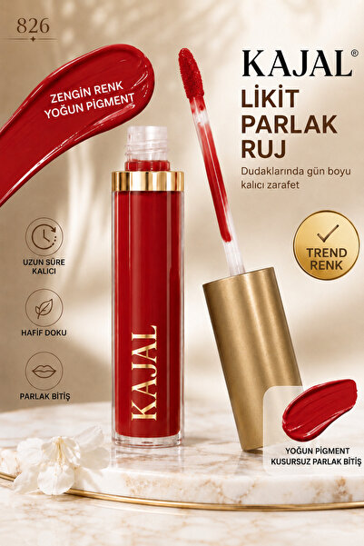 Carla Professional Make Up Likit Dudak Parlatıcısı Ruj & Liquid Lipstick NO:826