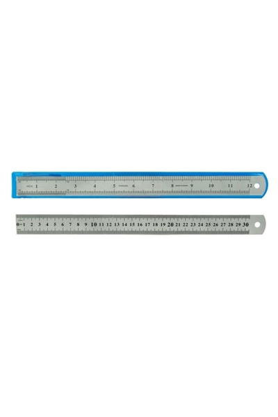 MC Micostore Rigla Office Cover, 30cm, metal
