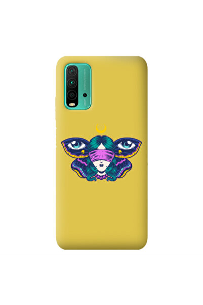 Other Xiaomi Poco M3 Eye in my ear Yellow Colored Silicone TPU Θήκη