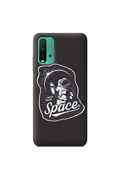Other Xiaomi Poco M3 I need more spacee Black Colored Silicone TPU Θήκη