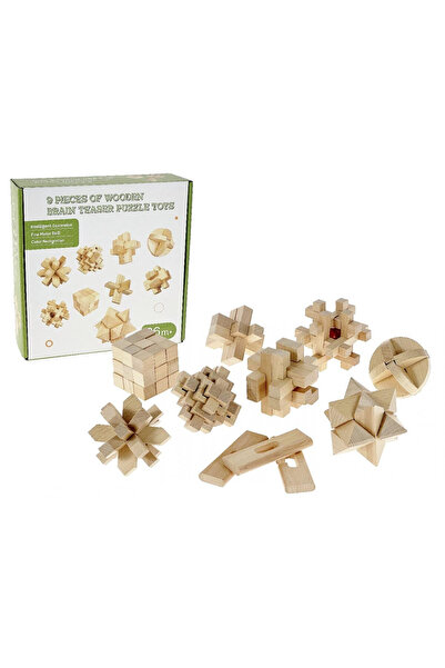 adar Puzzle educativ lemn multicolor 25x25x8cm