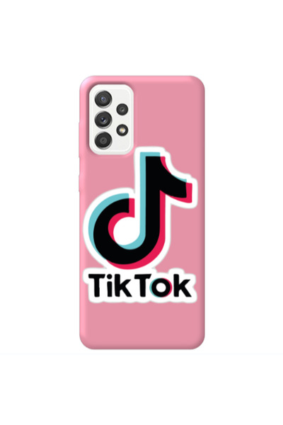 Other Samsung A23 Tik Tok Pink Colored Silicone TPU Θήκη