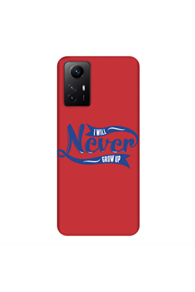 Other Xiaomi Redmi Note 12s I Will Never Grow Up Red Colored Silicone TPU Θήκη