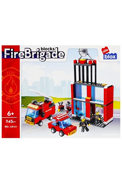MC Micostore Set de constructie Alleblox Fire Brigade - sectia de pompieri - ...