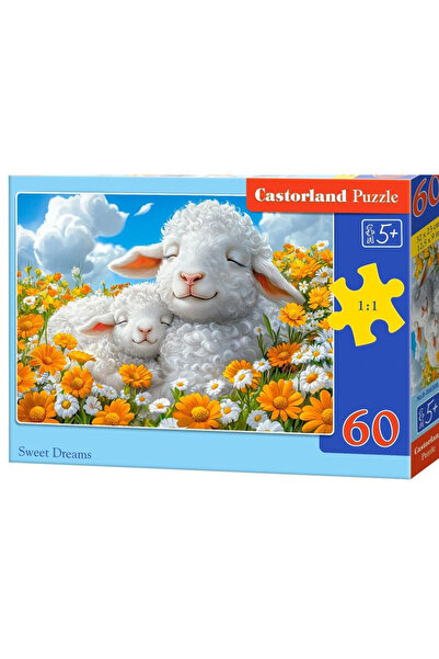 Castorland Puzzle 60 elemente, Castorland, teme din povesti, animale, 5+ ani