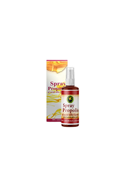 HYPERICUM Spray Propolis si Acid Alfa Lipoic 50ml
