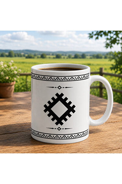 Tomris Hatun Anatolian Turkish Motifs Series, Pıtrak; Double-Sided Sublimatio...