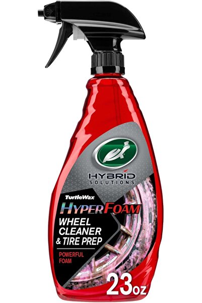 Turtle Wax 53734 Hybrid Solutions Hyper Foam Wheel and Tire Cleaner, Spray on...