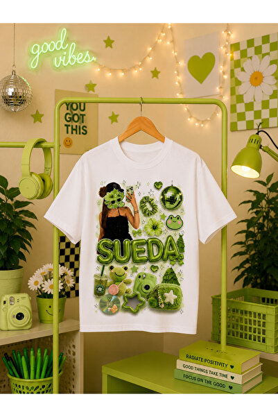 MANİFEST Printed Design T-Shirt Li̇dya Hi̇lal Mi̇na Zoktay Esi̇n Sueda
