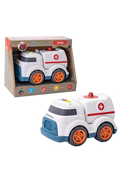 OEM Vehicul interactiv pentru copii "Ambulanta" - Askato, 18 luni+, joc creativ