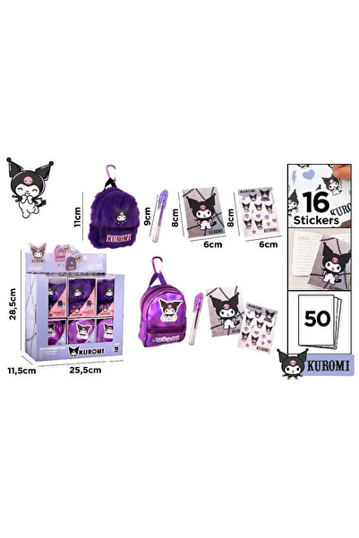 OEM Set de scris MP Main Paper în mini rucsac Kuromi Mix