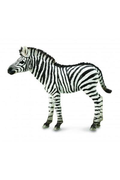 OEM Figurina manz zebra, Collecta, Alb/Negru