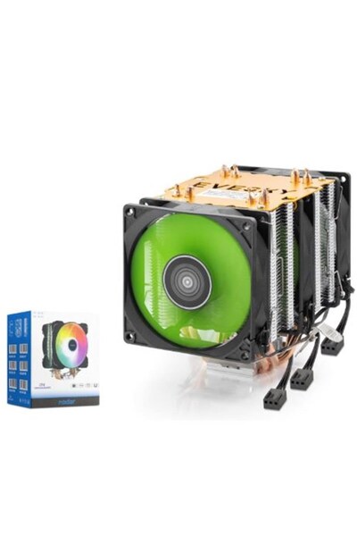 NODAR Nd2605 Cpu Tower Type Processor Cooler Three Fans 90 mm Black
