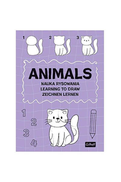 OEM Trefl Animale: Carte cu modele pas cu pas