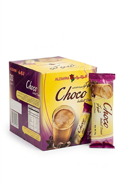AL SHERESH FOOD Choco -Alzahra Shoker Alzahra Instant Drink 20Sticks ×30G