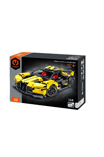 OEM Set de constructie masina de curse galbena 1:14, IM.MASTER, 1103 elemente...