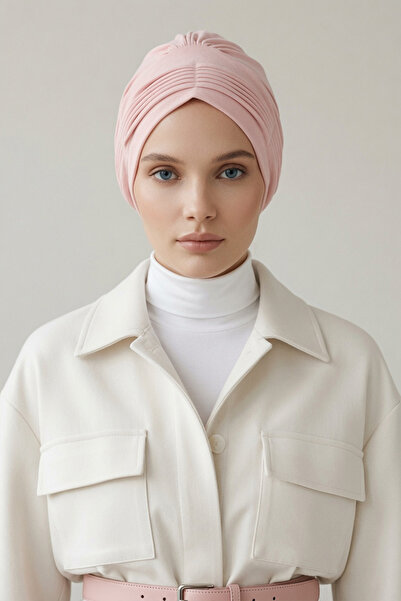 Aisha's Design قبعة قطنية ممشطة مخيطة بخياطة دقيقة، B-19، بودرا