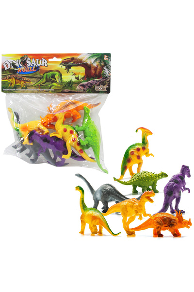 OEM UN SET DE FIGURINE DINOZAURI 6 buc