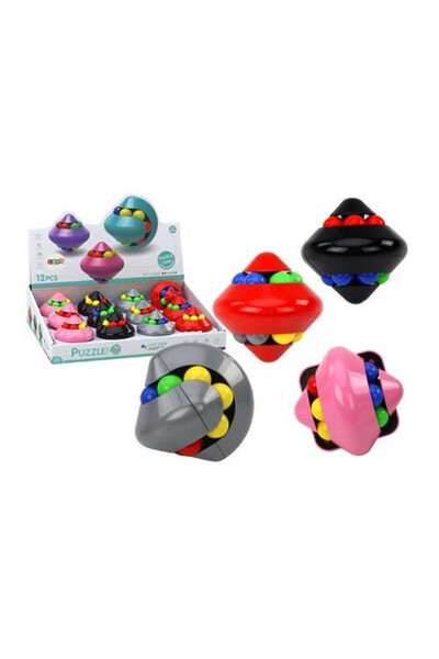 OEM Minge Colorată Puzzle Leantoys - Joc Logic pentru Copii 3+