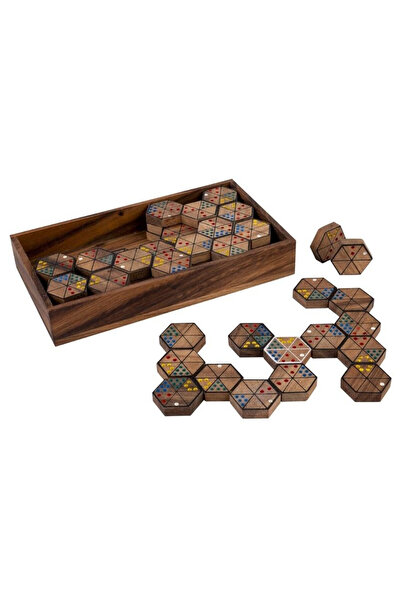OEM Hexa Domino: joc modern de logică cu piese hexagonale Quint