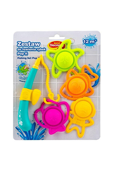 OEM Set de pescuit Dumel cu forme colorate Pop It pentru joaca in apa