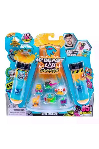 OEM Set figurine Mr. Beast: Lab Swarms Big Monster Lab, Seria 2 - 12 buc