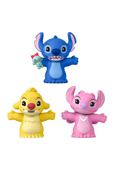 OEM Set figurine Lilo & Stitch, MATTEL, 3 postaci, 7 cm, multicolor