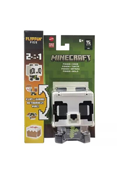 OEM Minecraft: Figura convertibila Flippin Figs - Panda si tort