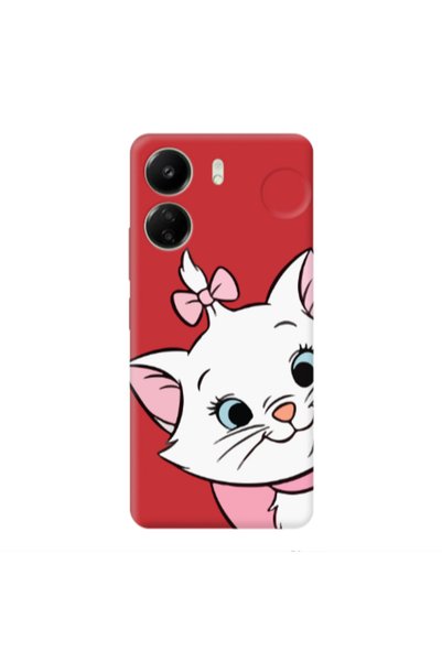 Other Xiaomi Redmi 13C I am here Red Colored Silicone TPU Θήκη