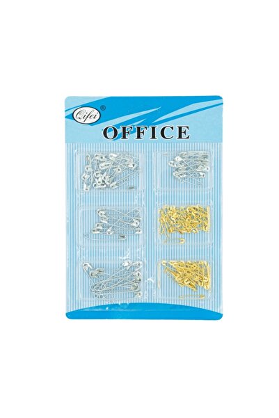 MC Micostore Безопасни иглички, 6 размера, сребристи - златисти, Комплект от ...