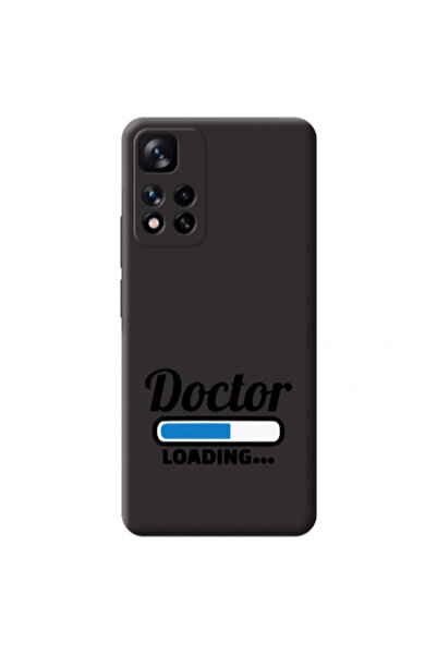 Other Xiaomi Redmi Note 11 Pro 5G Doctor Loading Black Colored Silicone TPU Θήκη