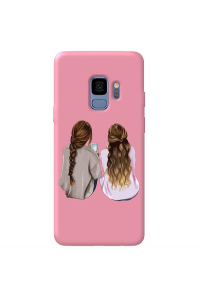 Other Samsung S9 Plus Friends Pink Colored Silicone TPU Θήκη